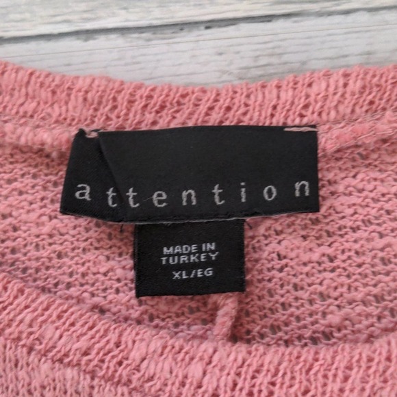 Coral Pink Crochet Trim Cropped Zimbabwe Top XL - Picture 7 of 8